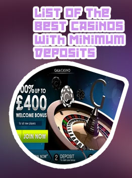 Best minimum deposit casinos