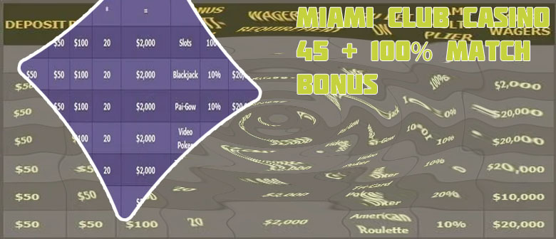 Miami club casino no deposit bonus